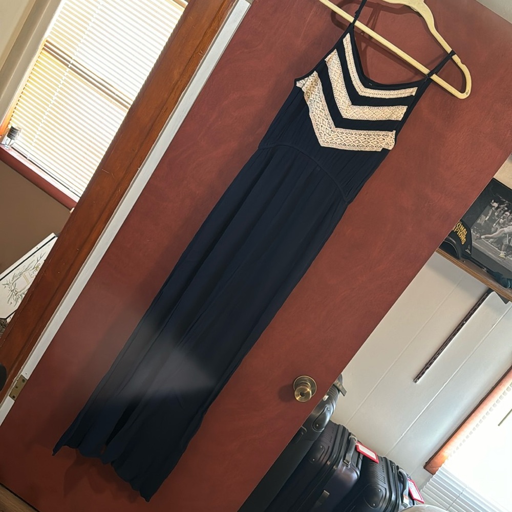 Blue maxi dress
